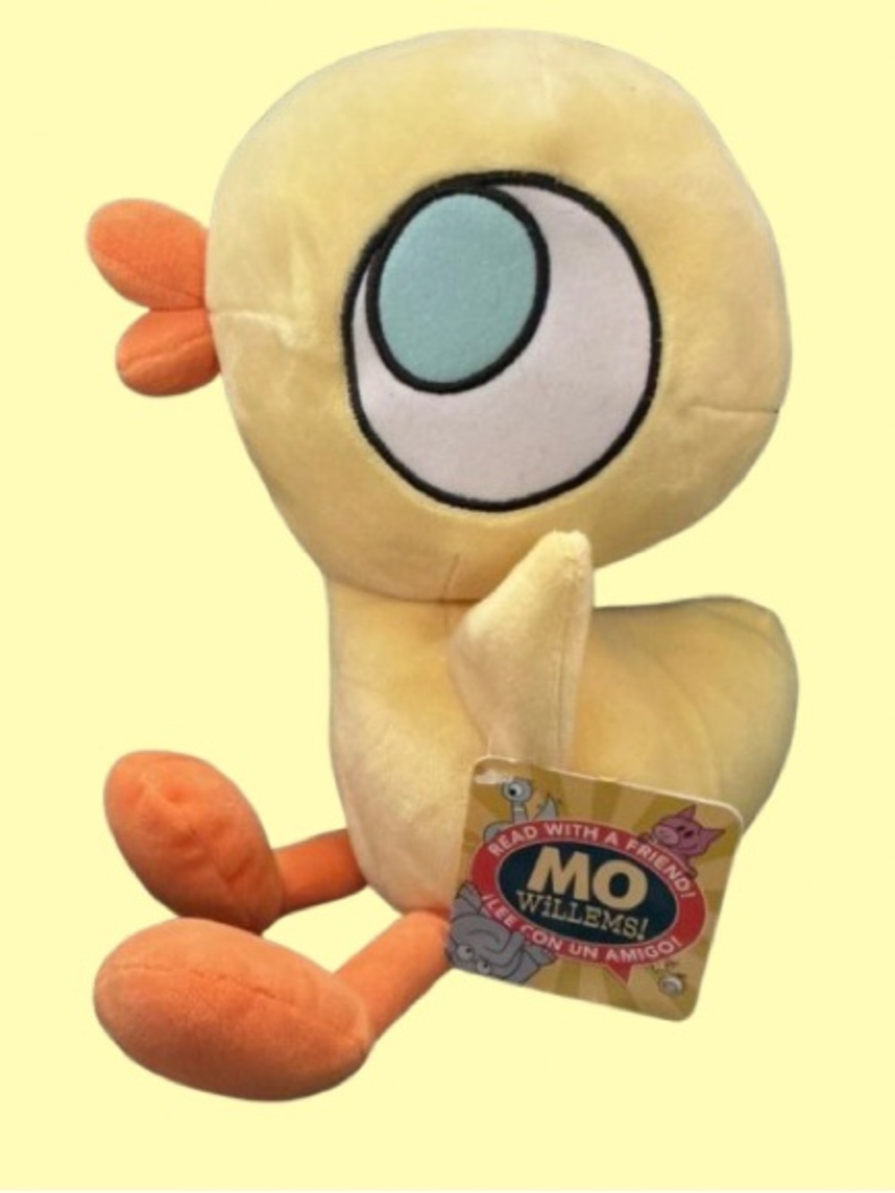 MO Willems Yellow Plush Duck Stuffed Toy